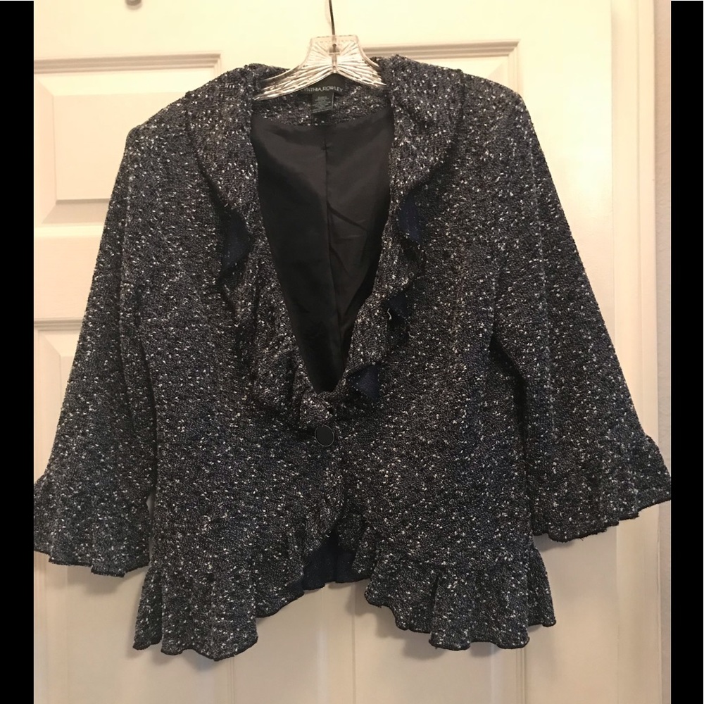 Cynthia Rowley Ruffled Edge Jacket